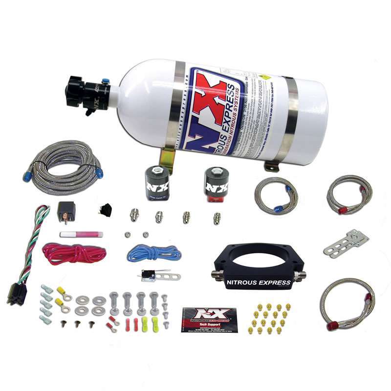 NITROUS EXPRESS EFI Plate Nitrous Kit, GM LS 4-Bolt Plate 102mm