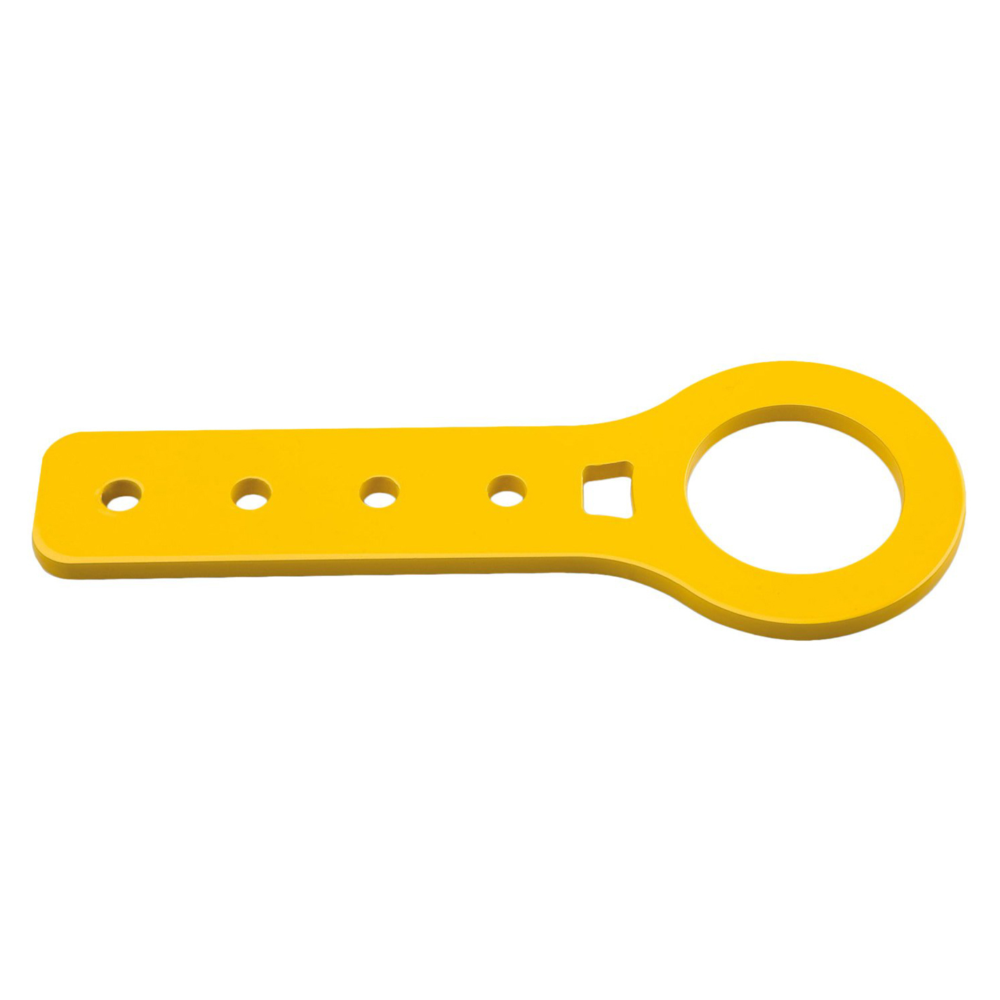 OMP Racing, Tow Hook Aluminum 6mm Thick FIA Yellow