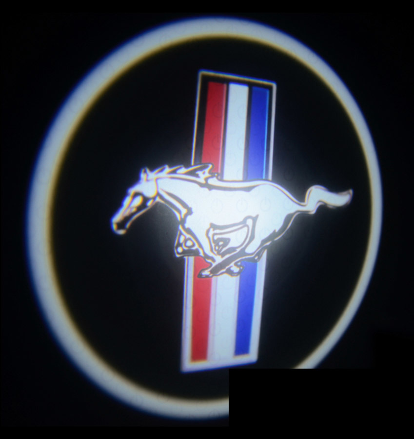 ORACLE LIGHTING Door LED Projectors Mustang Logo