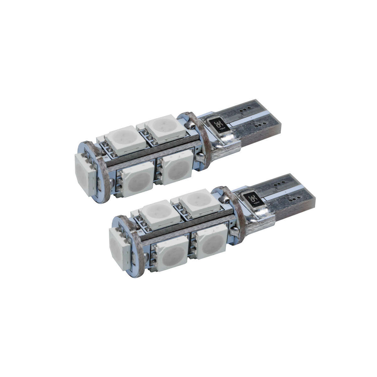 Oracle LED Light Bulb,  9 LED,  Red,  T10 Style,  Pair