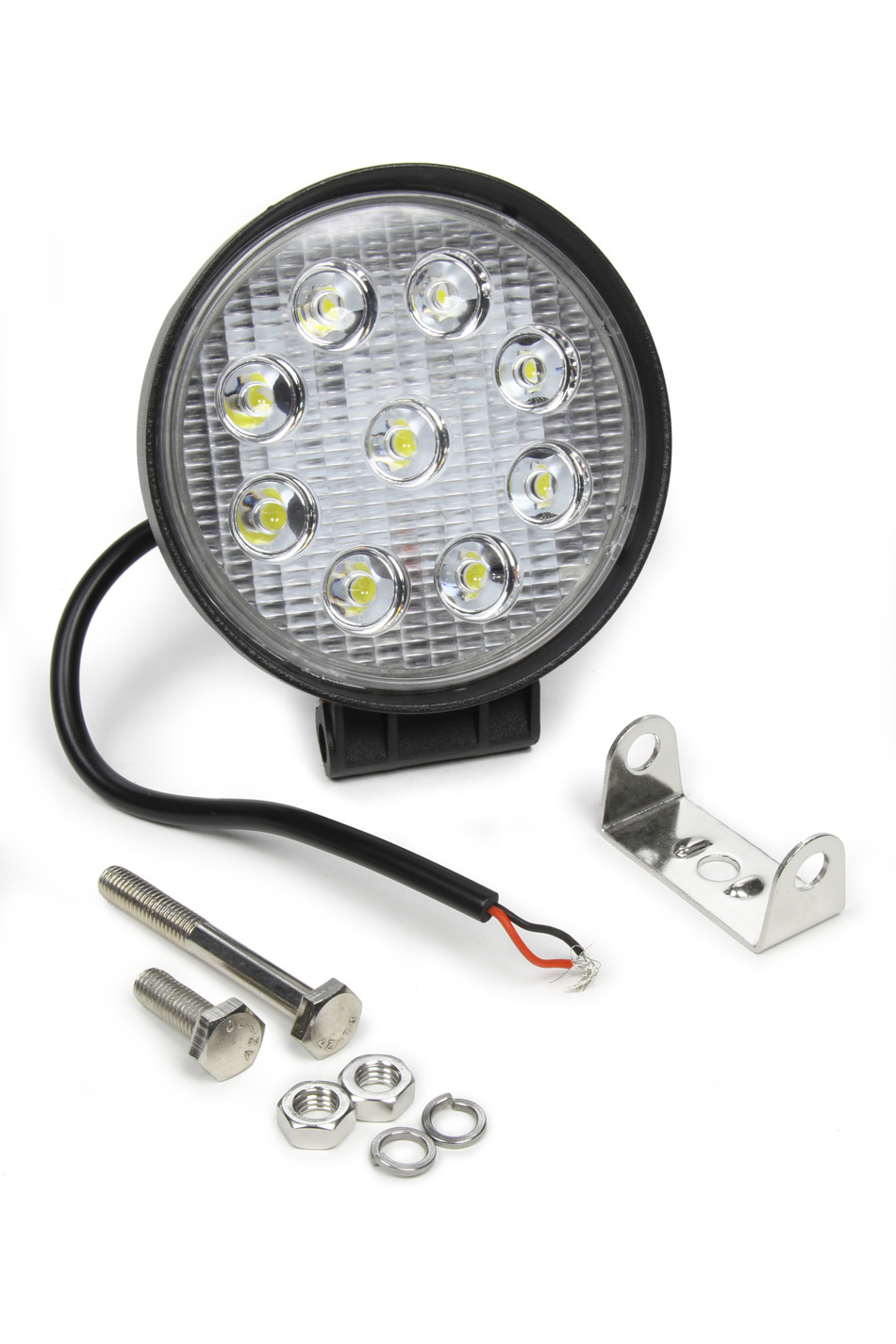 Oracle LED Light Assembly,  Off-Road,  Spot,  24 Watts,  8 White LED,  4" Round,  Surface Mount,  Hardware Included,  Aluminum,
