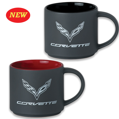 C7 Corvette Flag Logo 16 oz. Coffee Mug