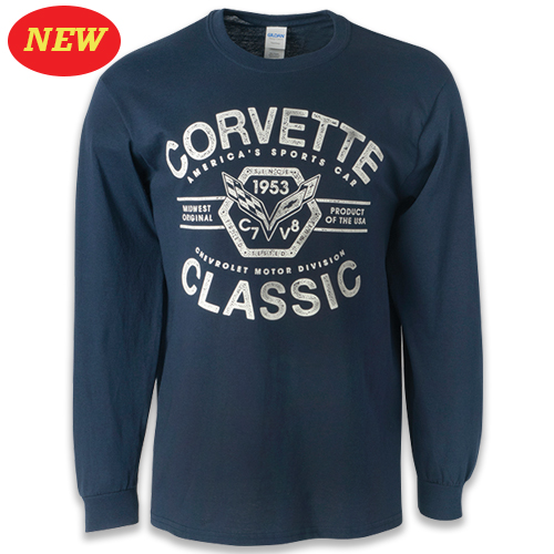 C7 Corvette CLASSIC ’53 Long Sleeve T-Shirt