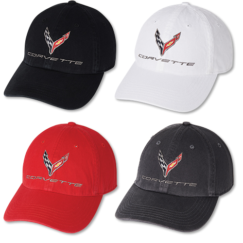 C8 Corvette, Next Generation C8 Corvette PREMIUM GARMENT WASHED Cap, Hat