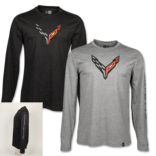 C8 Corvette, Mens Next Generation 2020 Corvette CARBON FLASH Long Sleeve T-Shirt