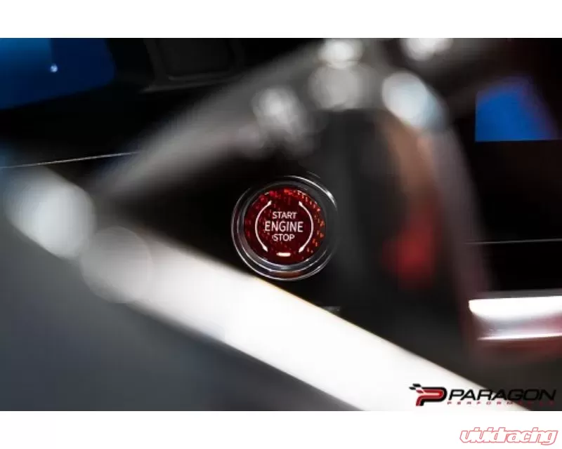 Paragon Performance Black Engine Start/Stop Button Chevrolet C8 Corvette 2020-2023
