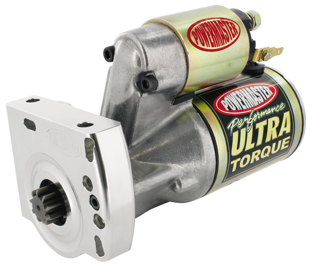 Powermaster Starter, Ultra Torque, 4.4:1 Gear Reduction, Natural, 168 Tooth Flywheel, GM LS-Series, Each