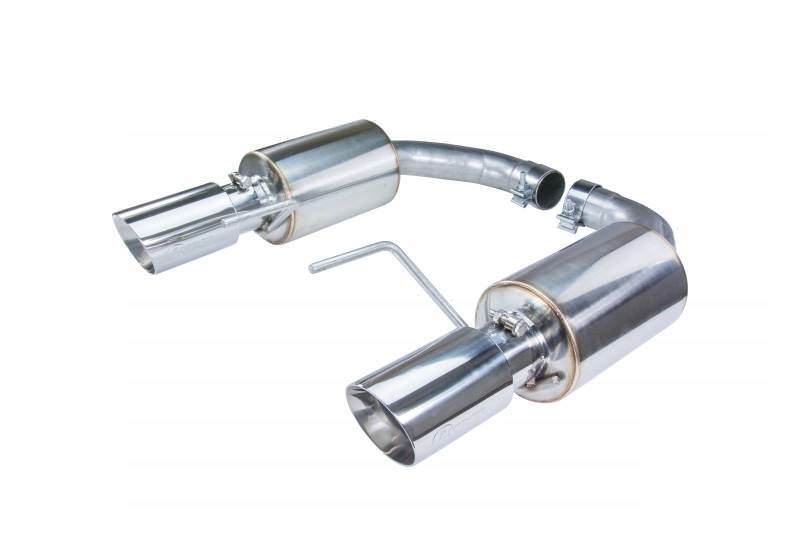 Pypes Exhaust System, Street-Pro, Axle-Back, 2-1/2" Dia. 4" Polished Tips, Stainless, Ford EcoBoost 4-Cylinder/V6, M