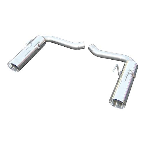 Pypes Exhaust System, Pype Bomb, Axle-Back, 2-1/2" Dia. 4-1/2" Polished Tips, Stainless, V8, Chevy Camaro 2010-14, K