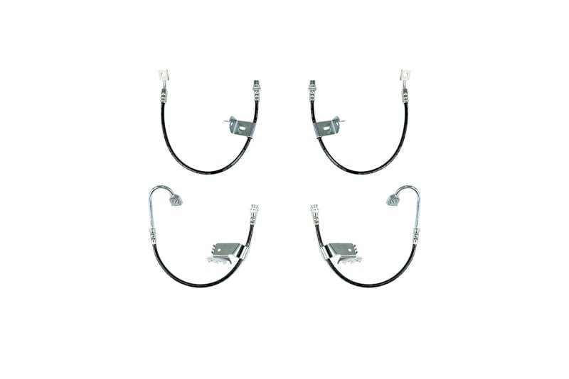 Paragon C8 Corvette Stainless Steel Brake Lines - 4pc Kit