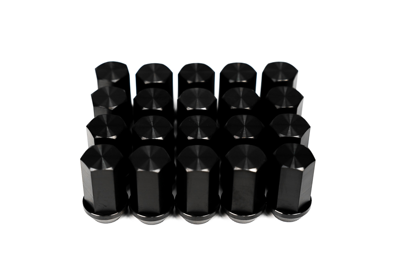 2020-23 Paragon Performance Titanium Black C8 Corvette Lug Nuts - M14x1.5