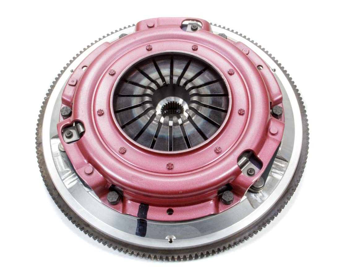 RAM Clutches Clutch Kit, Force 9.5, Twin Disc, 9-1/2" Dia. 1-1/8" x 26 Spline, Multi-Hub, Flywheel, Organic, Ford Mustang 2