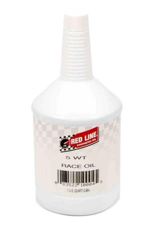 REDLINE OIL Motor Oil 5WT Drag Race Oil High Zinc 5W Synthetic 1 qt Bottle Each