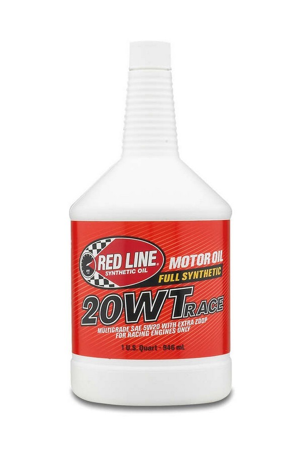 REDLINE OIL Motor Oil 20WT Race Oil High Zinc 5W20 Synthetic 1 qt Bottle Each