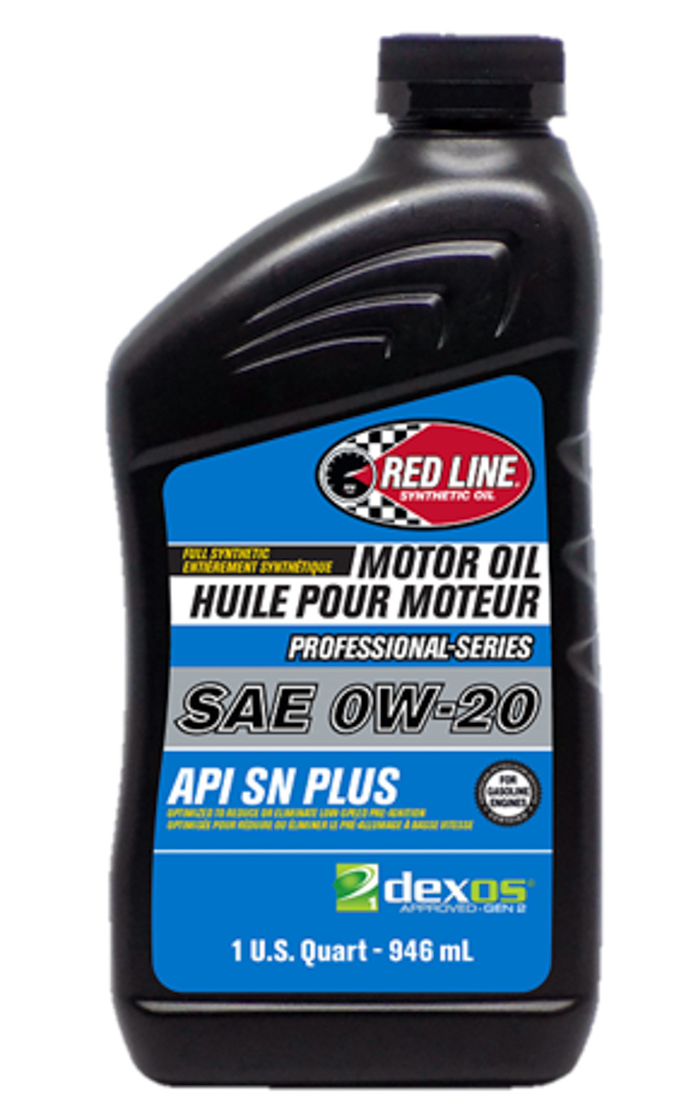 REDLINE OIL Motor Oil Professional Series 0W20 Dexos1 Synthetic 1 qt Bottle Each