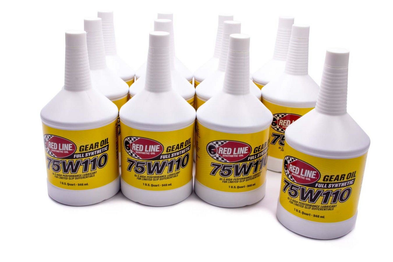 REDLINE OIL Gear Oil 75W110 Limited Slip Additive Synthetic 1 qt Bottle Each