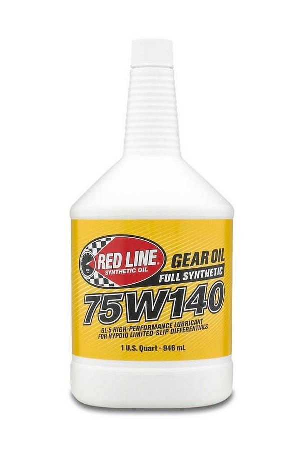 REDLINE OIL Gear Oil 75W140 Limited Slip Additive Synthetic 1 qt Bottle Each