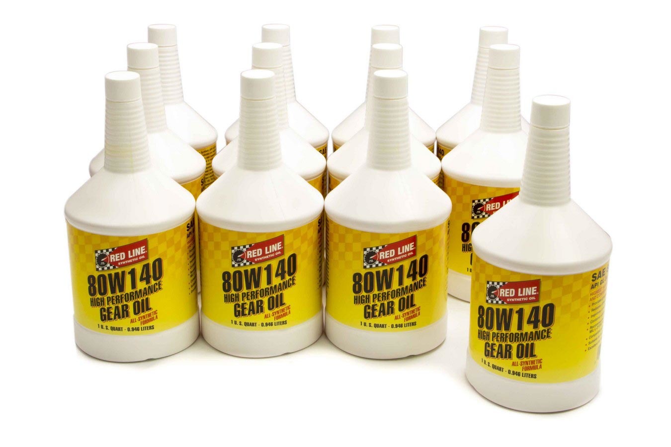 REDLINE OIL Gear Oil 80W140 Limited Slip Additive Synthetic 1 qt Bottle Set of 1