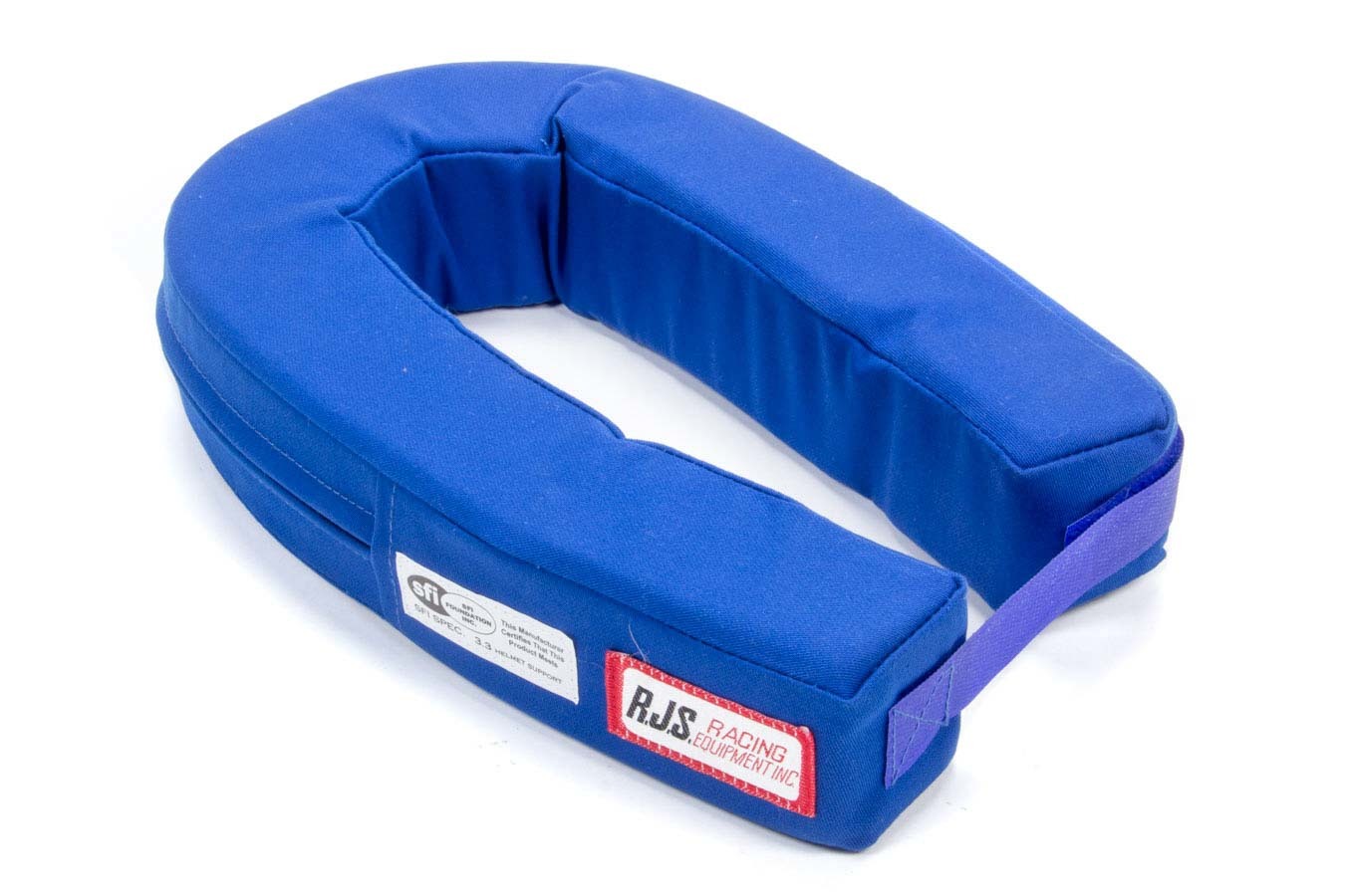 RJS, Neck Collar Horseshoe Blue SFI