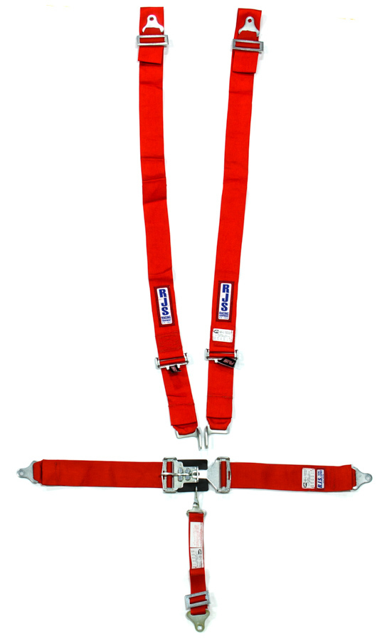 RJS, 5-Point Harness System Red Individual Wrap Mount