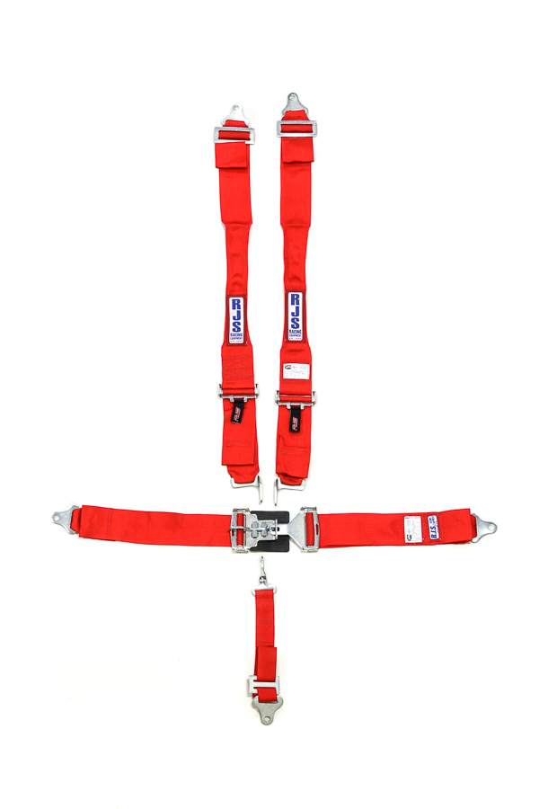RJS, Harness System 5 Point Red HANS Shoulder Individual Wrap