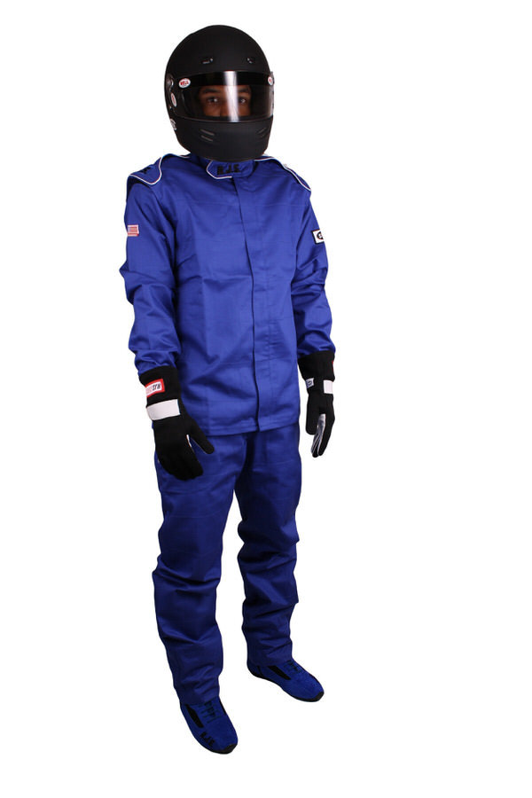 RJS, Racing Pants Blue 4X-Large SFI-1 Fire Retardant Cotton