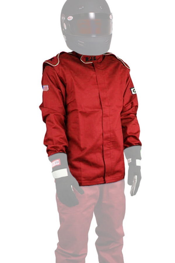 RJS, Racing Jacket Red XX-Large SFI-3-2A/5 Fire Retardant Cotton