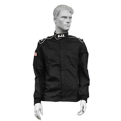 RJS, Racing Jacket Elite Large SFI- 3.2A/20 Black