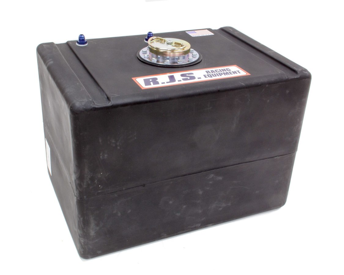 RJS, 32 Gallon Economy Cell Black w/Metal D-Ring Cap