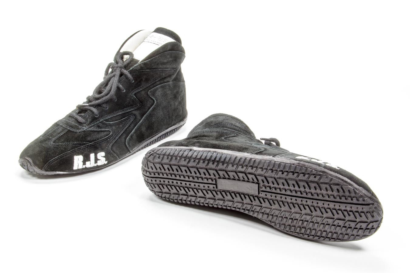 RJS, Redline Shoe Mid-Top Black Size 13 SFI-5