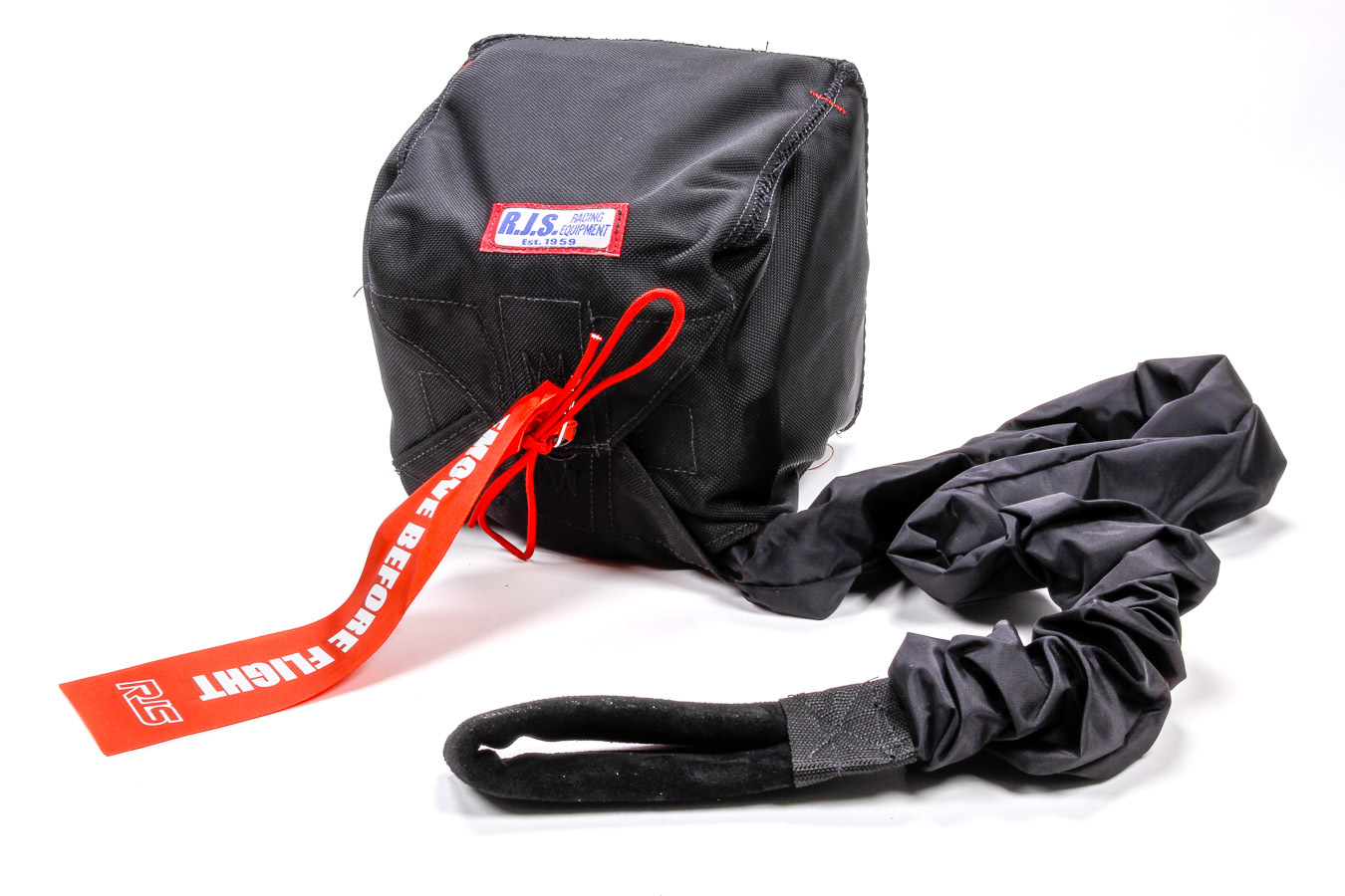 RJS, Pro Mod Chute W/ Nylon Bag and Pilot Black