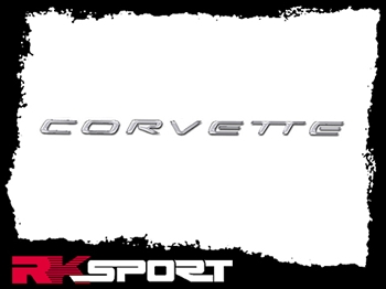 Corvette 97-04 C5 Rear Bumper Polished Stainless Steel Lettering