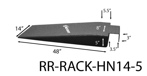 Race Ramps, Hook Nosed Ramps 14in Wide x 5in High