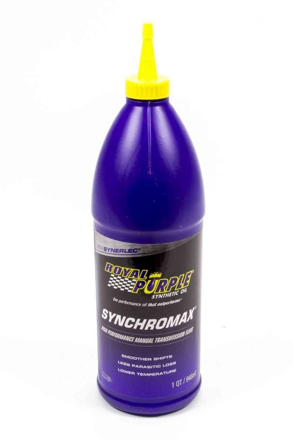 ROYAL PURPLE Transmission Fluid Synchromax Manual 10W Synthetic 1 qt Bottle Each