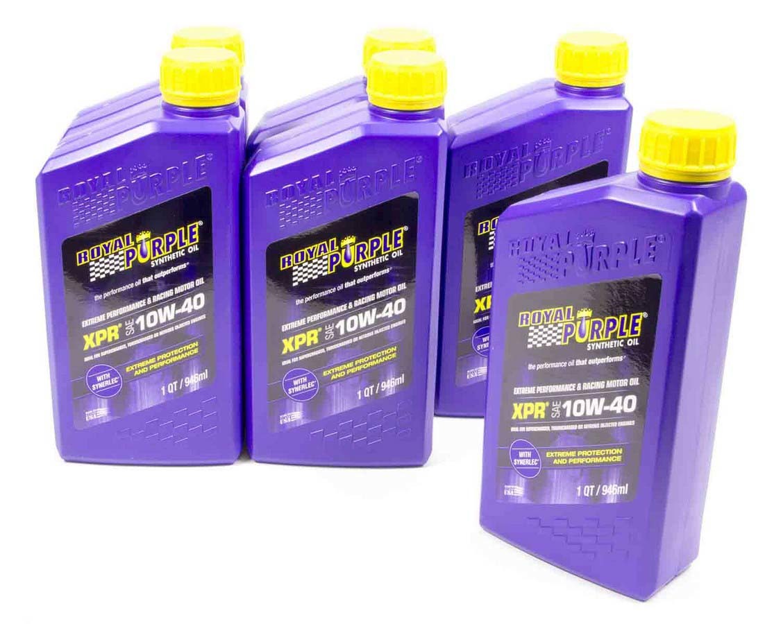 ROYAL PURPLE Motor Oil Extreme Performance Racing 10W40 Synthetic 1 qt Bottle Se