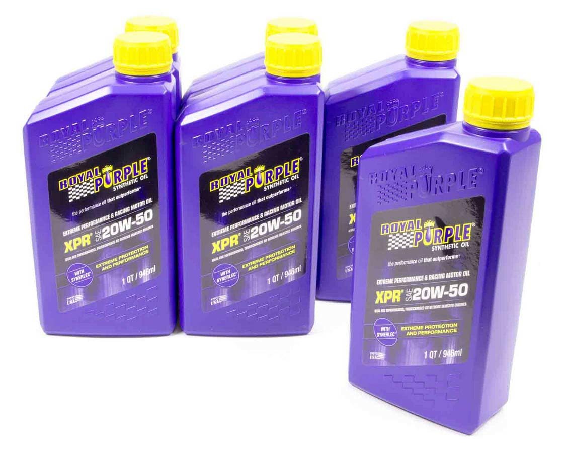 ROYAL PURPLE Motor Oil Extreme Performance Racing 20W50 Synthetic 1 qt Bottle Se