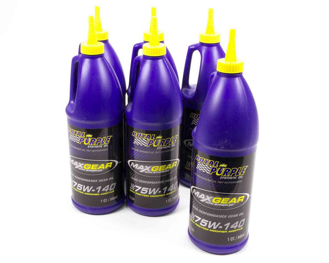 ROYAL PURPLE Gear Oil Max Gear 75W140 Limited Slip Additive Synthetic 1 qt Bottl