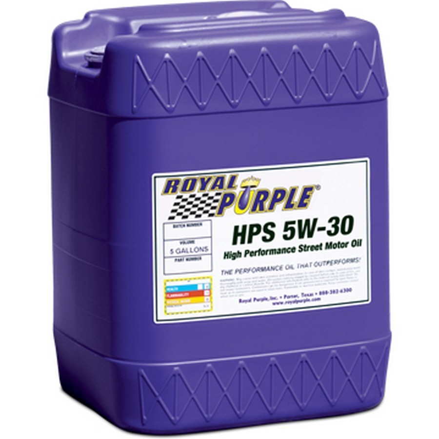 ROYAL PURPLE Motor Oil HPS 5W30 Synthetic 5 gal Jug Each