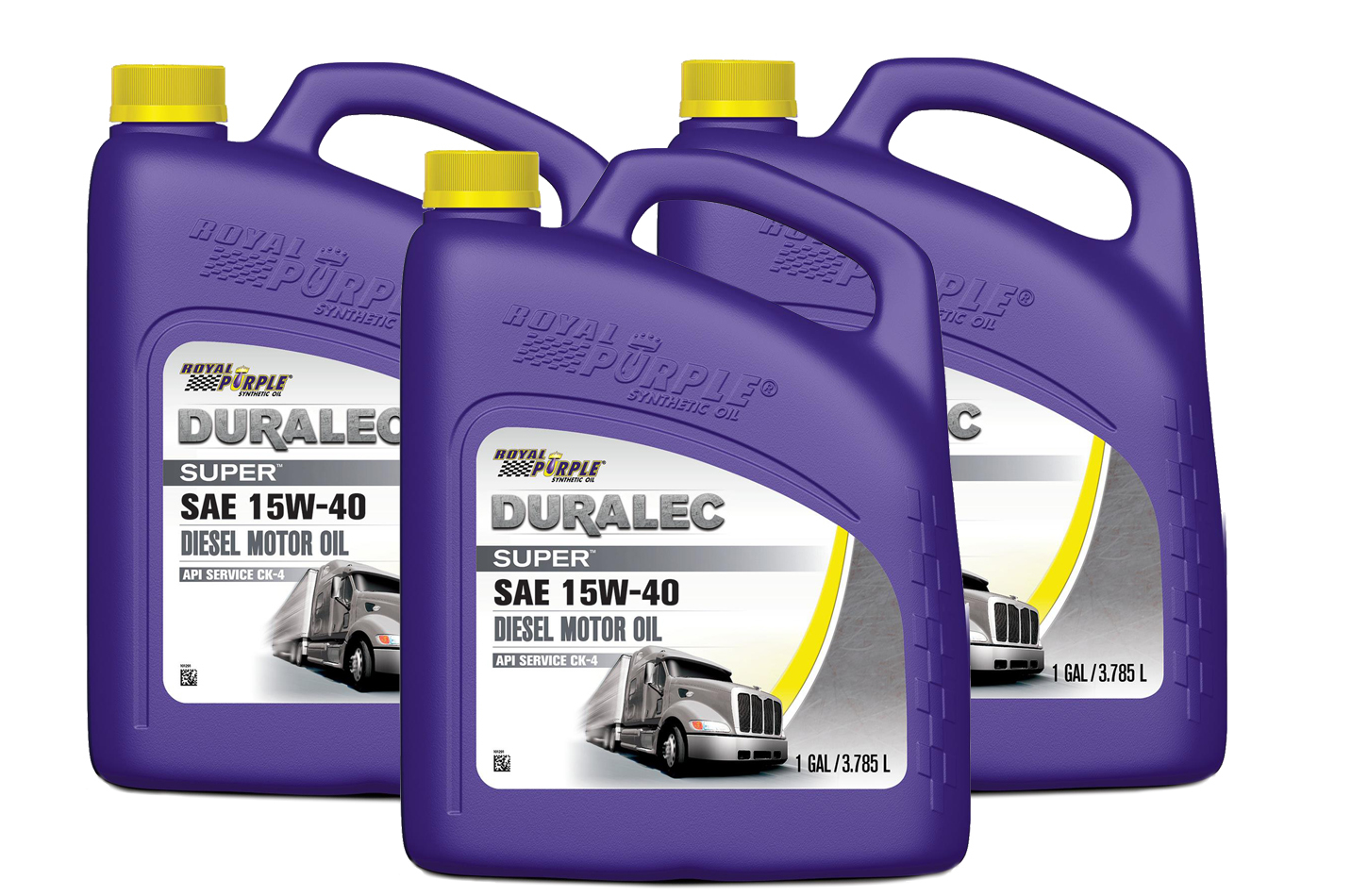 ROYAL PURPLE Motor Oil 15W40 Synthetic 1 gal Jug Set of 3