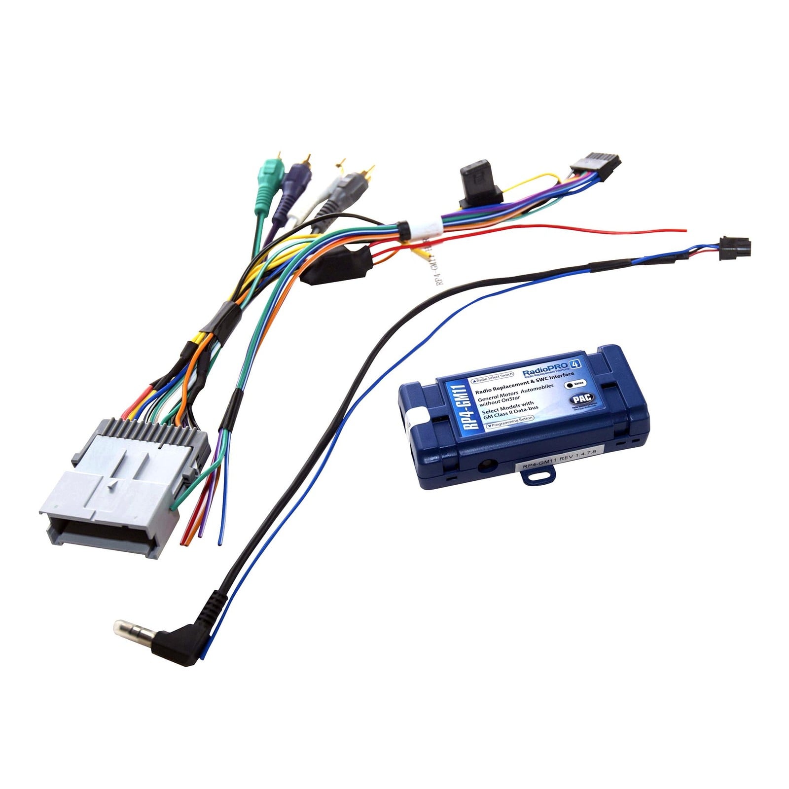 PAC RP4-GM11 C6 Corvette Wiring Harness without OnStar with or without Bose System