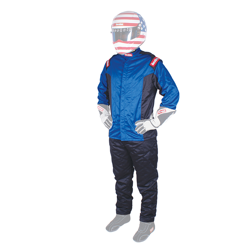 RACEQUIP Jacket Chevron-5 Driving SFI 3.2A/5 Double Layer Nomex Blue X-Large Eac
