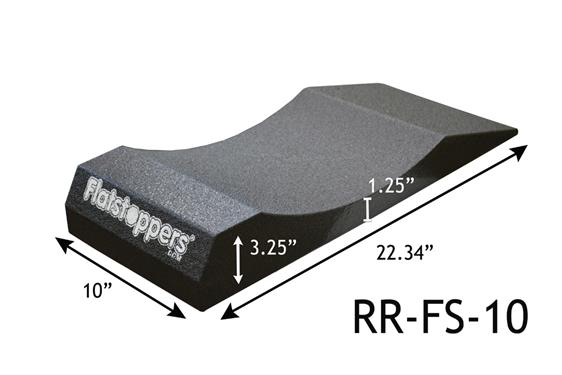 Race Ramps FlatStoppers, Vehicle Storage Ramp, Set of 4, 22.34 Inch Length x 10 Inch Width x 3-1/4 Inch Height