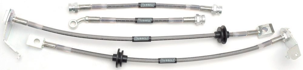 Russell Brake Hose Kit, Street Legal, DOT Approved, Braided Stainless, Pontiac GTO 2005-06, Kit