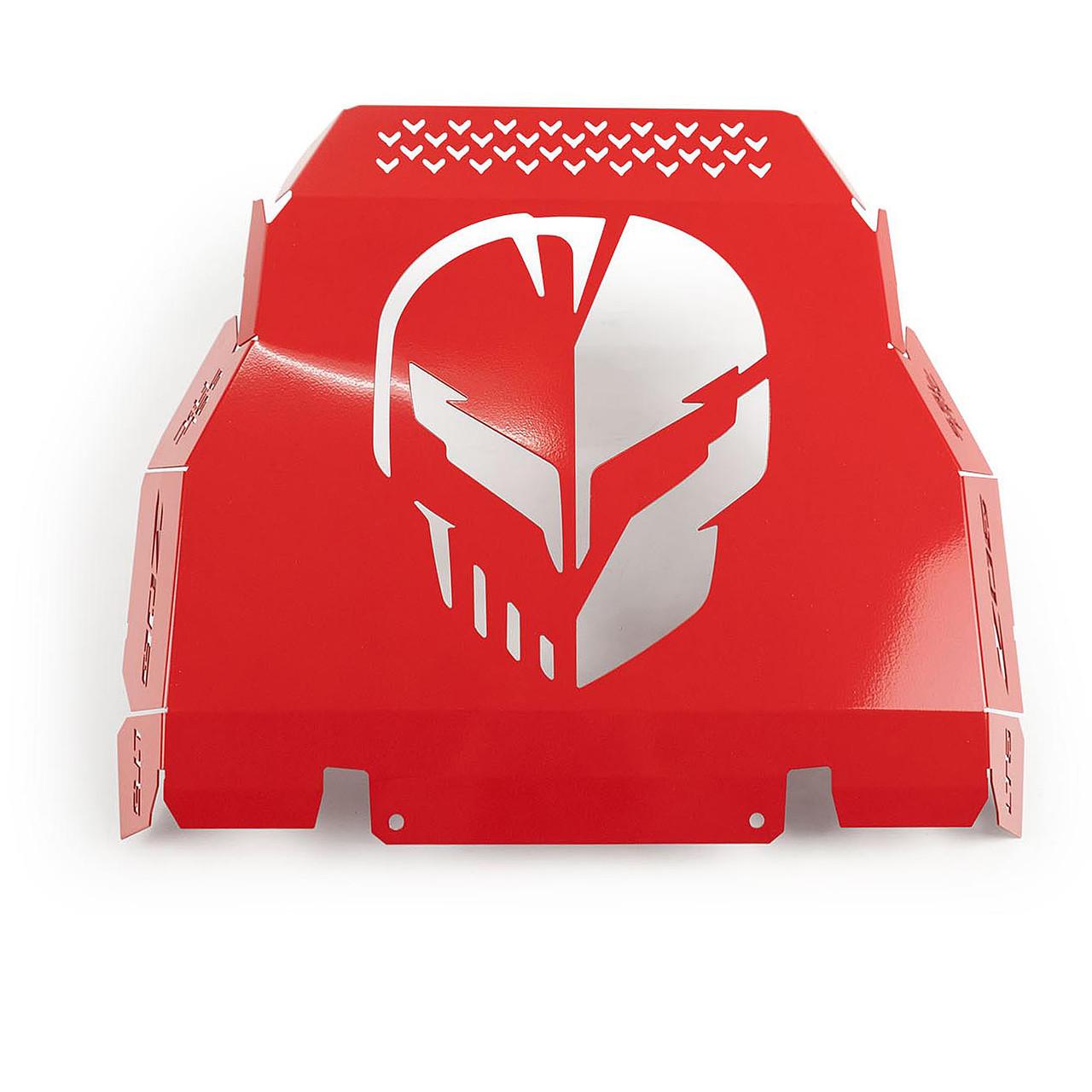 Corvette C8 Z06 Fabspeed Red Engine Cover, Basic + Strips