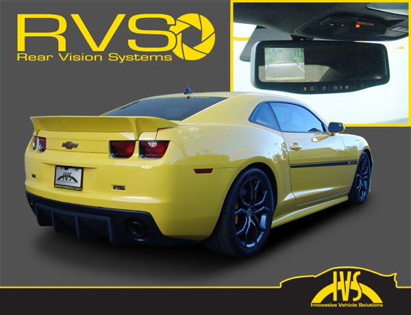 2010-2013 Camaro Rear Vision Camera System with Rear view Mirror