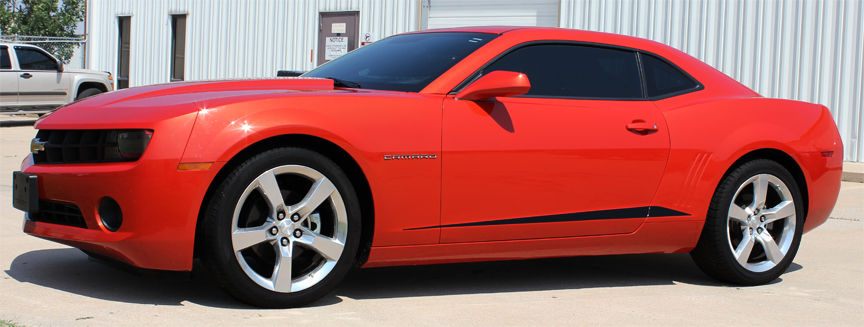 Camaro 2010-2014 Custom "Rocker Spike" Style Side Accent Stripes