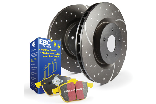 2008-2014 Cadillac CTS Premium, 3.6, V6, S5KF Kit Number FRONT Disc Brake Pad and Rotor Kit DP41827R+GD7515, S5KF1467