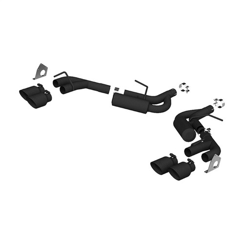 Exhaust Pipe 2.5 in Dual Axle Back NPP For 16-23 Camaro V6 3.6L w/ Quad 4 in Dua