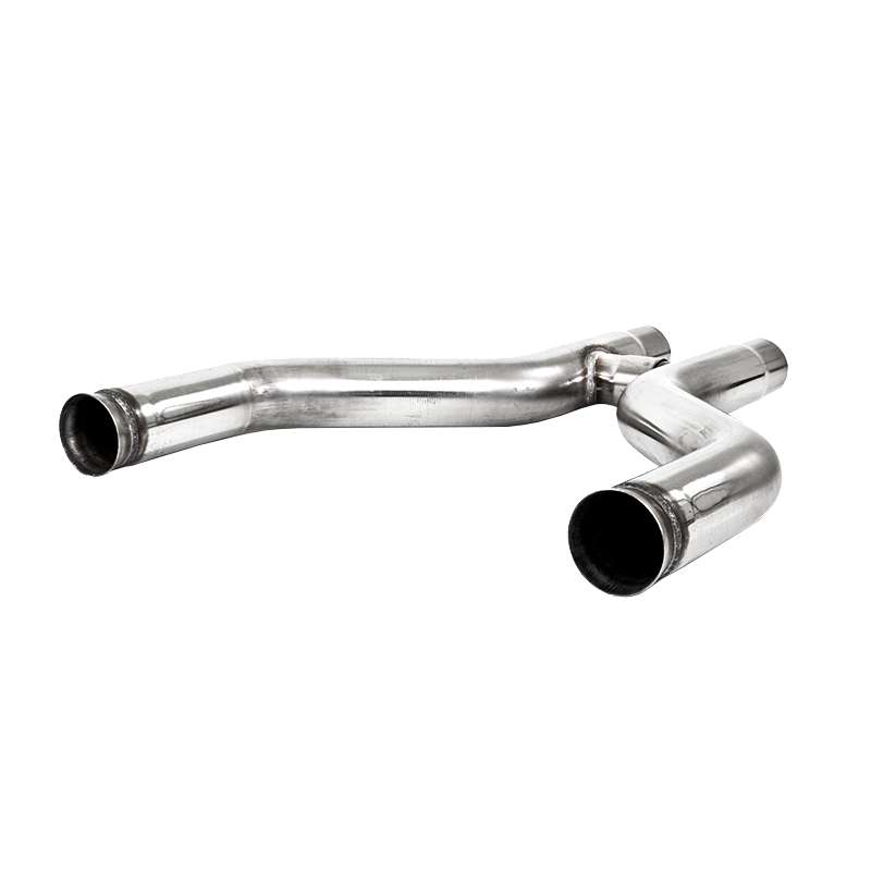 3 in H-Pipe Retains Factory Cats For 11-14 Mustang GT 5.0L T409 Stainless Steel