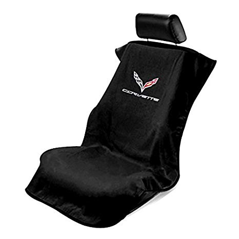 Seat Armour, Corvette C7 Black Seat Armour Seat Cover, Each, All-Years Corvette C7